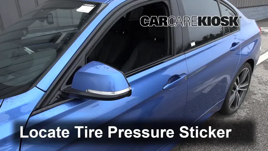 2017 BMW 340i xDrive 3.0L 6 Cyl. Turbo Tires & Wheels Check Tire Pressure
